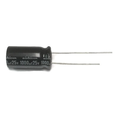 6 x Aluminum Electrolytic Capacitor 1000uF 25V 10x20mm Nichicon