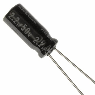 [RAW] 1 x Aluminum Electrolytic Capacitor 2.2uF 50V 5x11mm Nichicon