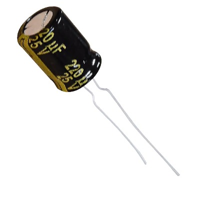 [RAW] 1 x Aluminum Electrolytic Capacitor 220uF 25V 20% 8x11.5mm FM Radial Panasonic - EEU-FM1E221