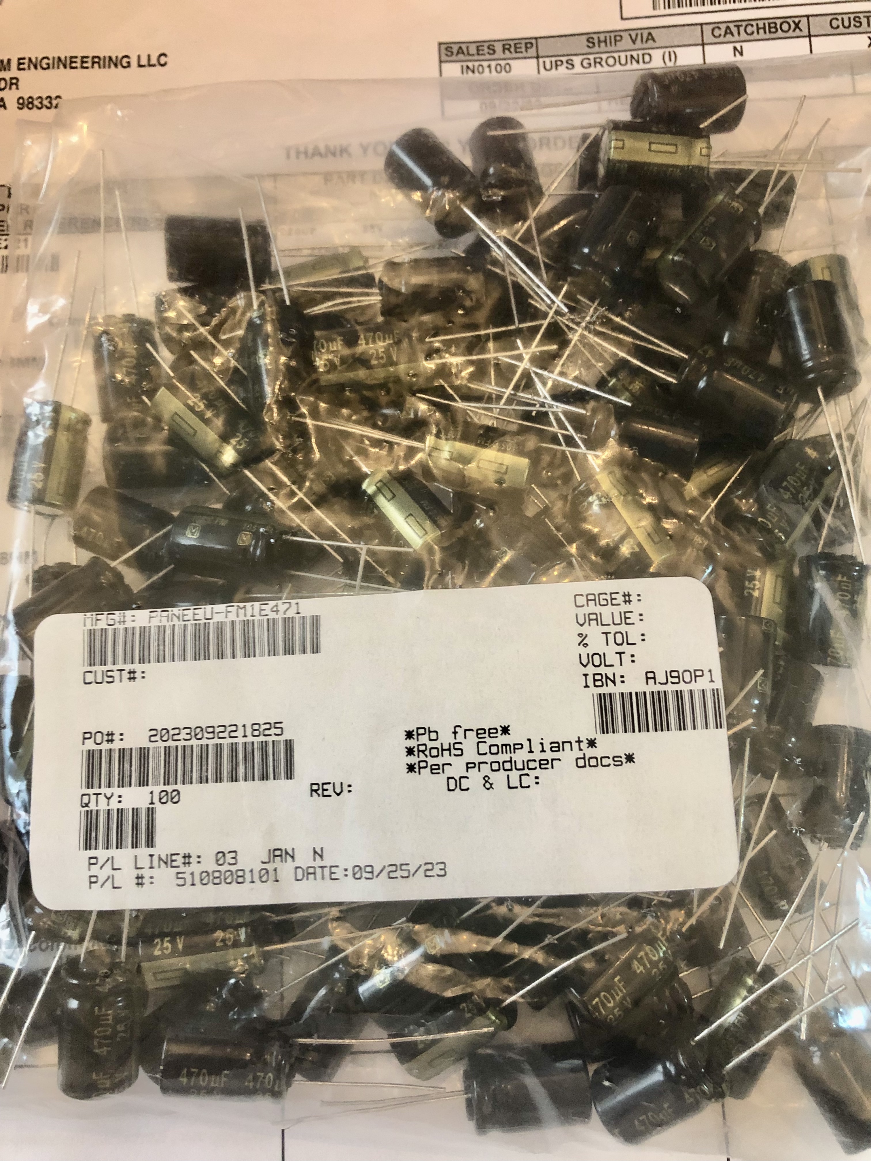 Panasonic ECQ-UN 0.22uf 250V AC X2 Interference Suppression Capacitor OL0167 | Rich Electronics - Foto 13