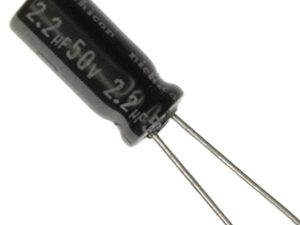 5 x Aluminum Electrolytic Capacitor 2.2uF 50V 5x11mm Nichicon