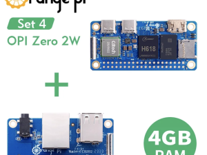 [BULK] 250 x Orange Pi Zero 2W 4G+Expansion Board,DDR4 Allwinner H618 - WiFi+BT SBC Single Board Computer