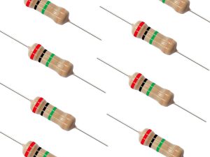 10 x Carbon Film Resistor 1/4W .25 Watt 5% Tolerance
